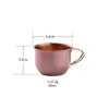 Taza de Té Pequeña Mini Taza Estrella de Compradores Acero Inoxidable 304 con Asa Taza de Té Taza para Niños Taza de Agua para Bebé