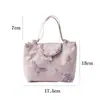 Bolsa de Almacenamiento para Juego de Té Hecho a Mano de Tela Qingji Bolsa de Té Portátil para Exteriores Bolso de Mano para Juego de Té de Viaje Estilo Chino Bolsa de Almacenamiento