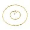 Cadena Chopard de Acero Inoxidable Transfronteriza Ins Simple Versátil Personalidad Cadena para Clavícula Pulsera Collar Cadena de Varilla Retorcida Cadena Lisa Venta al por Mayor
