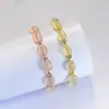 Pulsera Geométrica de Piedra Ojo de Gato de Lujo Ligero para Mujer, Joyería de Moda Versátil de Alto Nivel en Oro Rosa y Dorado, Accesorio Popular para la Mano