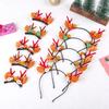 Decoraciones navideñas Horquilla de Papá Noel accesorios para el cabello de princesa para niños horquilla navideña pequeño regalo