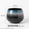 Jarra de Residuos de Té de Dunhuang Fengling de la Cerámica Ru, Cubo Doméstico para Agua de Té, Jarra de Aguas Residuales, Accesorio de Té, Cubo de Cerámica para Residuos de Té, Lavador de Tazas de Té