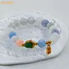Pulseras de Doble Círculo de Nácar Cambia Color para Tiktok y Kuaishou con Accesorios de Calabaza, Pulseras Arcoíris de Múltiples Círculos, Artículo Popular en Transmisiones en Vivo