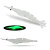 Cebo blando de camarón de hierba micro-tamaño multi-articulado 4/5cm en caja, señuelo recto para pesca de raíces, acción de natación realista, especializado para targetear cabeza de serpiente y lobina