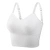 Camisole para Mulheres Sem Aro com Bojo para Usar por Cima e por Baixo, Lindo Top Tubo com Costas Bonitas, Sutiã Base Versátil franzido para Mulheres
