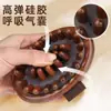 Peine Meridianos con Cojín de Aire Peine de Masaje con Cabeza de Madera Dispositivo de Golpeteo para Todo el Cuerpo Peine con Airbag Masajeador Casero Cuidado de la Salud