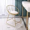 Silla de Bar Minimalista Moderna con Respaldo de Hierro, Taburete de Barra para Tienda de Té con Leche, Tienda de Ropa, Silla de Casa de Moda