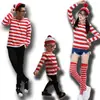 Disfraz Familiar de Halloween Inteligente Wally ¿Dónde está Wally Animación Británica Disfraz de Pareja Cosplay