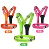 Chaleco Reflectante Ajustable LED Nuevo Personalizado con Bolsa para Correr al Aire Libre, Deportes, Correr de Noche y Ciclismo, Chaleco USB Luminoso