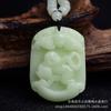Collar con Colgante de Piedra Luminosa de los Doce Signos del Zodiaco con Textura de Jade, Colgante de Estilo Antiguo, Regalo de Cumpleaños para Pareja, Venta al por Mayor desde el Fabricante
