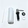 Dispensador de Sabão para Torneira de Banheiro Doméstico Longan F25-1, Dispensador de Sabão para Pia de Aço Inoxidável para Produção de Pia de Cozinha