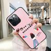 Adequado para Meninas Capa Luminosa para Celular com Texto Novo Apple 17/Huawei/Xiaomi/Samsung/Vivo/Oppo Feminina