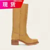 Exportación Transfronteriza Invierno Nuevo Europeo y Americano Retro Botas de Vaquero Occidentales para Mujer Botas de Jinete 404345