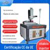 Máquina de solda a laser para peças de precisão em aço inoxidável plataforma peças de alumínio para banheiro equipamento de solda de fibra óptica