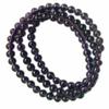 Pulseras Moradas Regalos de Transmisión en Vivo Zodiaco Al Por Mayor Estilo Étnico Para Mujer Estudiante Pareja Pulseras de Cristal de Imitación Al Por Mayor
