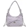 Bolso Cruzado de Moda con Lunares y Encaje Plegado Otoño 2026 Nuevo Bolso de Mano Bolso Nube Cadena Exquisita Bolso Casual