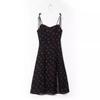 Moda de Verano Nuevo Elegante Falda Lencera Estampada Vestido Ajustado Delgado con Cordones Francés S20396