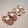 Zapatos Birkenstock para Niñas con Felpa de Dibujos Animados Otoño/Invierno 2026 Nuevos Zapatos de Algodón para Niños Cálidos para Niños Pequeños y Medianos Suela Suave Zapatos Doble Algodón Modernos