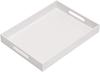 Bandeja Acrílica Blanca Transfronteriza Cajón de Maquillaje-Bandeja de Tocador-Bandeja Decorativa Suministros de Oficina