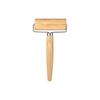 Rodillo de madera para harina de un solo cabezal con mango de madera, rodillo multiusos, rodillo que ahorra trabajo, herramienta práctica para hornear