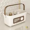 Cesta Espesa para Ducha de Baño, Cesta Colgante para Almacenamiento de Gel de Ducha en el Baño, Cesta Portátil para Artículos de Tocador de Estudiantes Universitarios