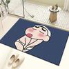 Alfombrilla Pequeña Nueva para Piso de Baño Cera Lodo Diatomeas Alfombrilla para Pies Puerta de Inodoro Cocina Baño Alfombra Antideslizante Alfombra Absorbente
