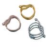 Anillo de servilleta de metal europeo y americano de venta caliente transfronteriza, hebilla para servilleta de mesa de comedor de restaurante occidental, anillo de servilleta de primavera para boda de hotel