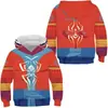 2023 Transfronterizo Nuevo Suéter con Cremallera Estampado 3D Gwen Anime para Hombre Sudadera cosplay Suéter Infantil