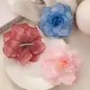 Grampo de Cabelo Flor de Renda Estilo Férias na Praia Grampo com Senso Avançado Grampo Super Fada Senso de Atmosfera para Fotos Grampo para Franja Lateral Acessórios de Cabelo