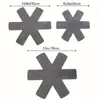 Posavasos de fieltro transfronterizo, protector de olla antiadherente, alfombrilla hexagonal gruesa antideslizante y aislante térmico para cuencos y platos