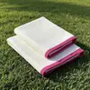 Toalla de Golf Personalizada Tejido de Gofre Poliéster Nylon Toalla Deportiva de Golf Logo Bordado Gancho de Metal Absorbente
