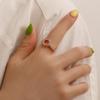 Moda Europea y Americana Anillo de Venta Caliente Elegante Elegante Anillo de Círculo de Diamantes Pulsera Geométrica con Microincrustaciones para Mujer Joyería Nupcial