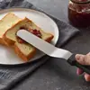 Espátula de crema de acero inoxidable de 6 pulgadas 8 pulgadas 10 pulgadas molde para hornear pasteles pan raspador de decoración punto de fábrica
