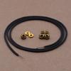 Collar con Cordón Trenzado Semiterminado Colgante Buda Dorado Jade Dorado Cera de Abejas Cuerda para Colgante Unisex Cuerda Roja
