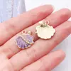 Colgante de cola de pez con incrustaciones de perla de aleación, pequeño accesorio para collares, pulseras, pendientes de bricolaje y accesorios de joyería de moda de alta gama