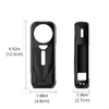 Adecuado para Cubierta Corporal de Cámara de Acción Insta360 X5 Cubierta de Silicona X5 Cubierta Protectora a Prueba de Polvo y Anti-Suciedad Accesorios Protectores