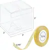 Embalagem Transparente para Pet para Miniaturas, Caixa Quadrada de Plástico para Café, Caixa de Embalagem de PVC para Ração Pet, Caixa de Presente, Alta Transparência