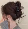 Nuevo Modelo 2025 Diseño Sencillo Pinza para el Cabello de Tiburón con Forma de Ola para la Parte Trasera de la Cabeza, Pinza Grande de Gama Alta para Mujeres
