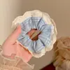 Lazo para el cabello dulce de tamaño grande que no daña el cabello, con estilo perezoso y suave para la cabeza, con lunares, perfecto para el verano