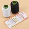 Hilo para coser a mano al por mayor hilo de coser duradero para trajes hilo para coser a mano hilo de coser a mano línea blanca y negra hilo para coser a mano DIY hecho a mano para el hogar