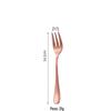 Conjunto de Talheres de Aço Inoxidável Espessado Amazon Colher de Sobremesa Garfo Revestido de Titânio Faca de Bife Ocidental, Garfo e Colher Seis Componentes
