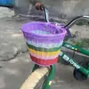Canasta para Mascotas de Vehículo Eléctrico, Asiento para Perro de Vehículo a Batería con Canasta para Perro, Canasta Delantera para Salidas de Cachorros