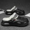 Pantuflas de Algodón Nuevas de Invierno para Hombre con Forro de Felpa, Cálidas y de Doble Uso, Pantuflas Cerradas Antideslizantes para Pareja para el Hogar, Zapatos de Algodón Engrosados a Prueba de Frío