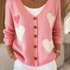 2026 Cardigan com Capuz Jaqueta de Imitação de Lã com Botões Europeu e Americano Outono e Inverno Novo Estilo Moda Casual Criativa Transfronteiriça Roupas Femininas