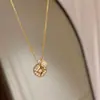 Novo Estilo Chinês Estilo Old Money Colar de Moeda de Cobre Corrente para Clavícula Fashion Acessível Luxo Pulseira de Dinheiro Cravejada com Diamantes Brincos de Moeda Brincos para Mulheres