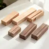 Base de Mesa Personalizada em Madeira Maciça Etiqueta de Preço Cartão Display de Preço Suporte de Cartão de Mesa de Madeira Suporte de Cartão de Mesa Suporte de Menu Etiqueta de Tronco