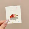 Pinzas laterales estilo dopamina con un toque de alta gama, pinzas delicadas con flecos para niñas, pasadores dulces, pinzas de cocodrilo a la moda
