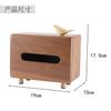 Caja Creativa de Madera Maciza de Nogal para Almacenamiento de Pañuelos Regalo de Reunión Anual de Empresa Recuerdo Escolar Caja de Pañuelos de Madera