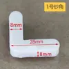 Soportes de esquina para ventanas de mosquitero, incluyendo soportes de esquina de hierro en forma de L internos y externos, accesorios de esquina de fijación de 90 grados de aleación de aluminio y recubrimiento en polvo.