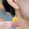 Pendientes de Flor de Rosa Versátiles y Elegantes de Moda de Nicho Estilo Francés para Mujer, Lujo Ligero con un Toque de Alta Gama, Pendientes Florales Únicos